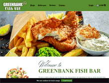 Tablet Screenshot of greenbankfishbar.com